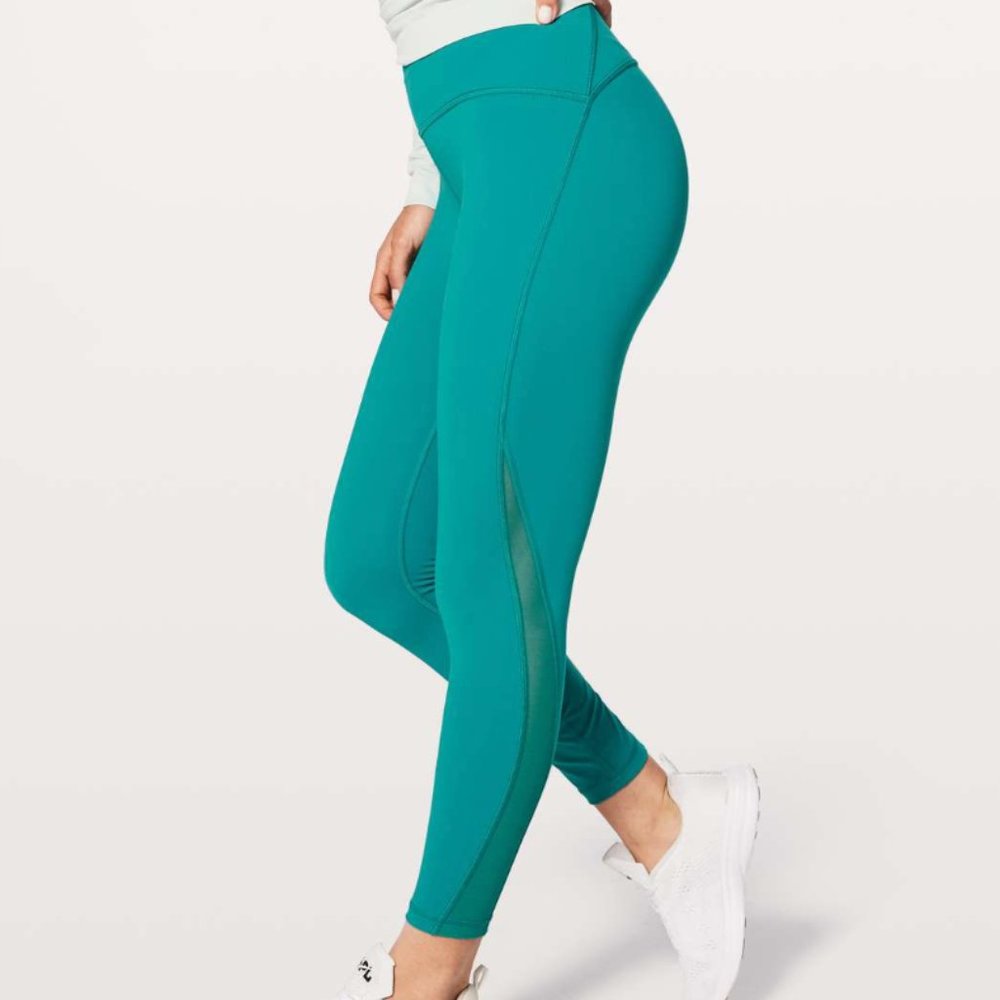 Lululemon Train Times 7/8 Leggings - Spirit Green - 4